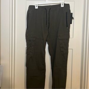 Wxyz Men’s Jake Heavy Cargo Jogger Olive Night Size Large